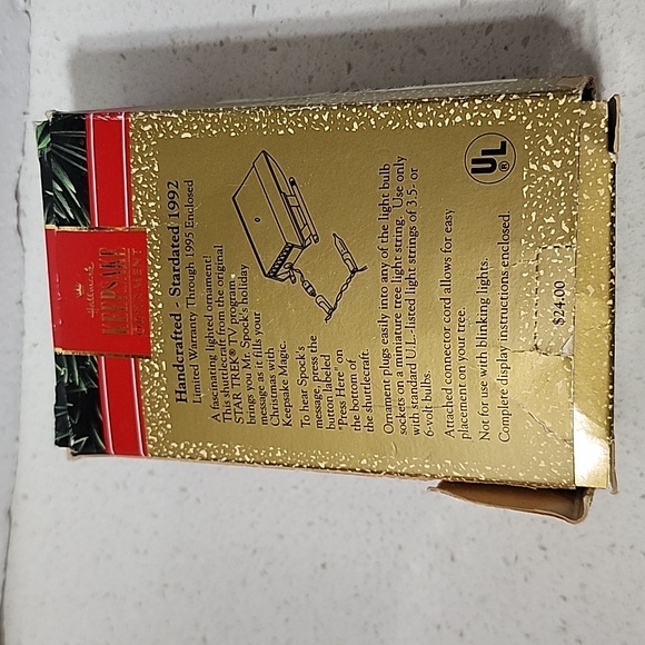 Galileo Shuttlecraft. Hallmark Keepsake Ornament with Lights and Voice. Vintage - Picture 9 of 9